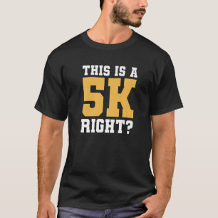 Camiseta Esta É Uma Maratona Direita De 5K Correndo Maraton