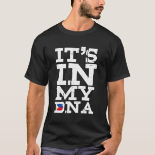 Camiseta Está Em Meu Dna Filipinas, Mulheres De Bandeiras F