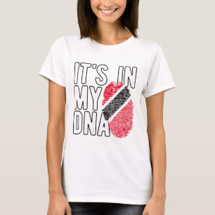 Camiseta Está em Meu Dna Trinidad e Togo Sinalizador Orgulh