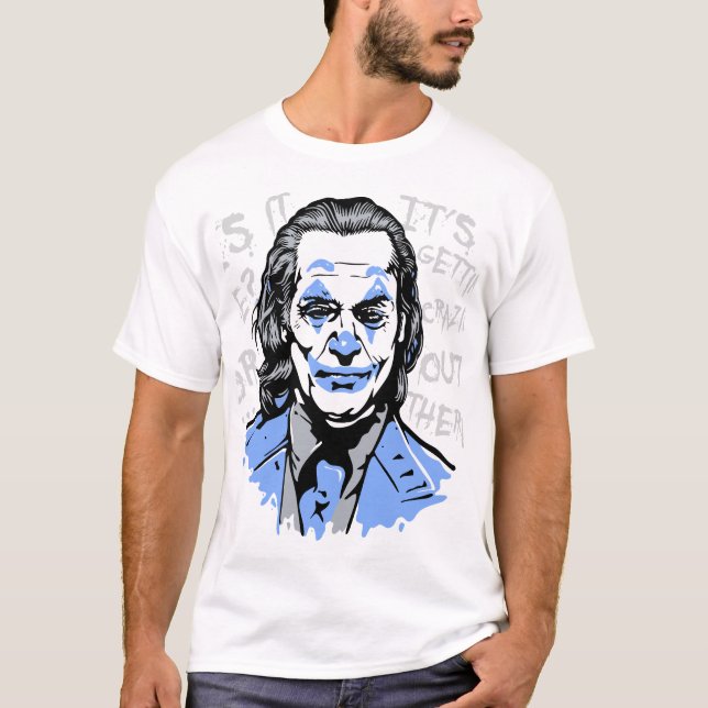 Camiseta Está ficando maluco lá fora: Declaração Negosa T-S (Frente)