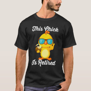 Camiseta Esta Galinha é Aposentada Pensões de Aposentadoria