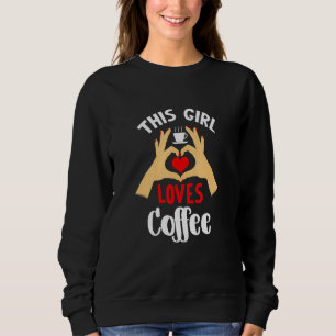 Camiseta Esta Garota Adora Café Coração E Mug