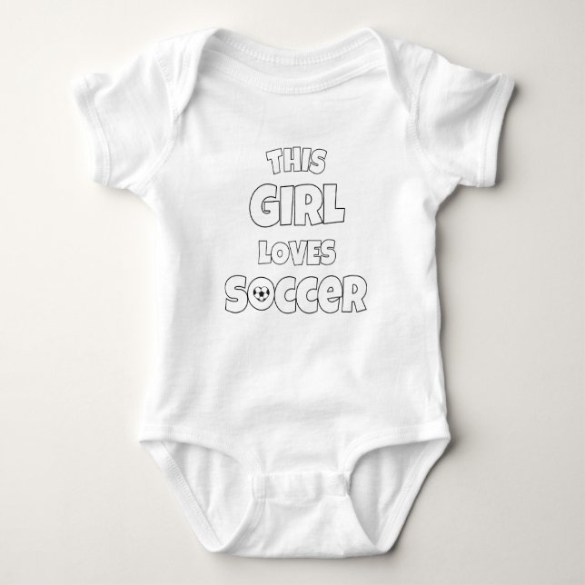 Camiseta Esta garota adora futebol (Frente)