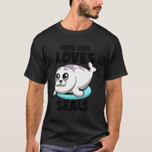 Camiseta Esta Garota Adora Selos Gordos Chubby Seals Sea Li