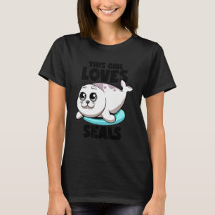 Camiseta Esta Garota Adora Selos Gordos Chubby Seals Sea Li