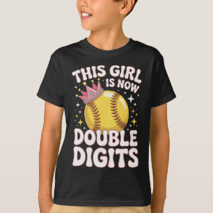 Camiseta Esta garota agora tem 10 dígitos duplos Softll Tre