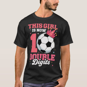 Camiseta Esta Garota Agora Tem Dois Dígitos Garota de Futeb