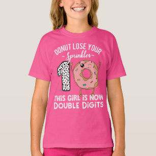 Camiseta Esta garota agora tem dois dígitos na Rosquinha de