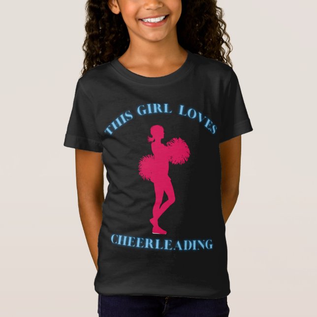 Camiseta Esta Garota Ama Cheerleading (Frente)