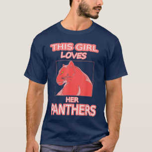 Camiseta Esta Garota Ama os Panthers da Flórida Esportes v