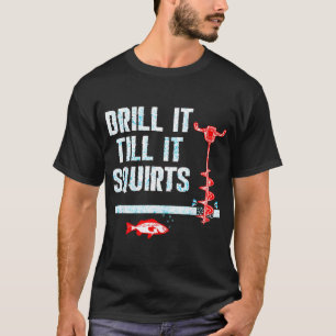 Camiseta Esta Garota Ama Pescar Fonte Vermelha Preta Marrom