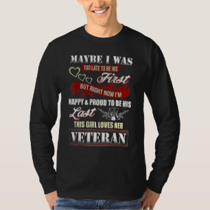 Camiseta Esta Garota Ama Seu Guerreiro Militar Soldado Vete