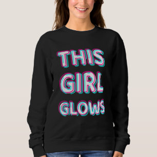 Camiseta Esta Garota Brilha Fantasia Retro Anos 80 divertid