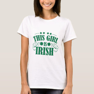 Camiseta Esta Garota É Irlandesa