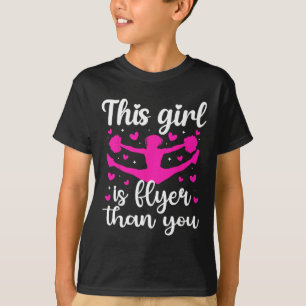 Camiseta Esta Garota É Uma Flyer de Torcida Flyer de Cheerl