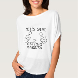 Camiseta Esta Garota Está Se Casando