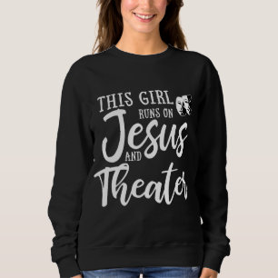 Camiseta Esta Garota Funciona Com Jesus E Presente Cristão