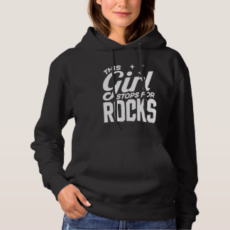 Camiseta Esta Garota Para Por Rochas Geologia Geólogo Pedra