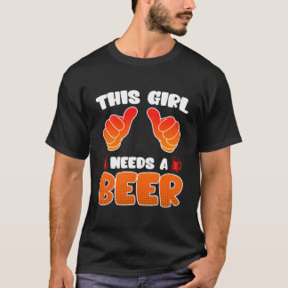 Camiseta Esta Garota Precisa De Uma Fenda De Férias De Cerv
