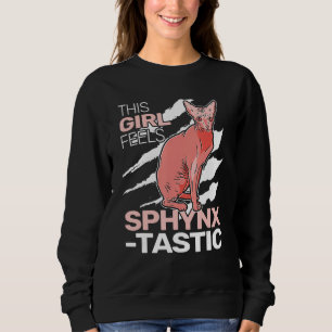 Camiseta Esta garota sente SphynxTastic gato sphynx fofo pa