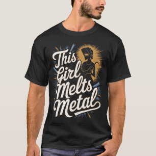 Camiseta Esta Garota Soldadora Feminina