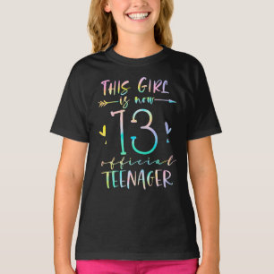Camiseta Esta Garota Tem Agora 13 Adolescentes Oficiais 13