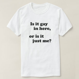 CAMISETA ESTÁ GAY AQUI, OU SÓ EU?