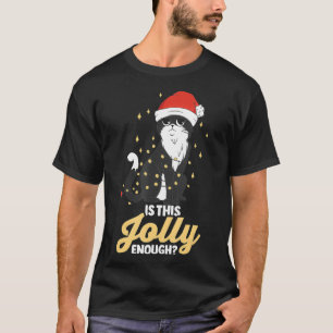Camiseta Esta geleia de gato preto é perfeita para o chr?
