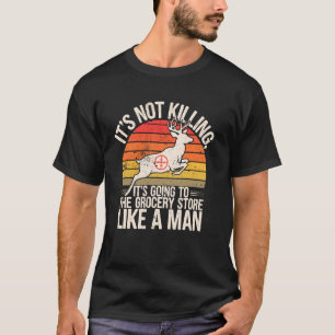 Camiseta Está Indo à Loja de Mercearia Funny Buck Deer H