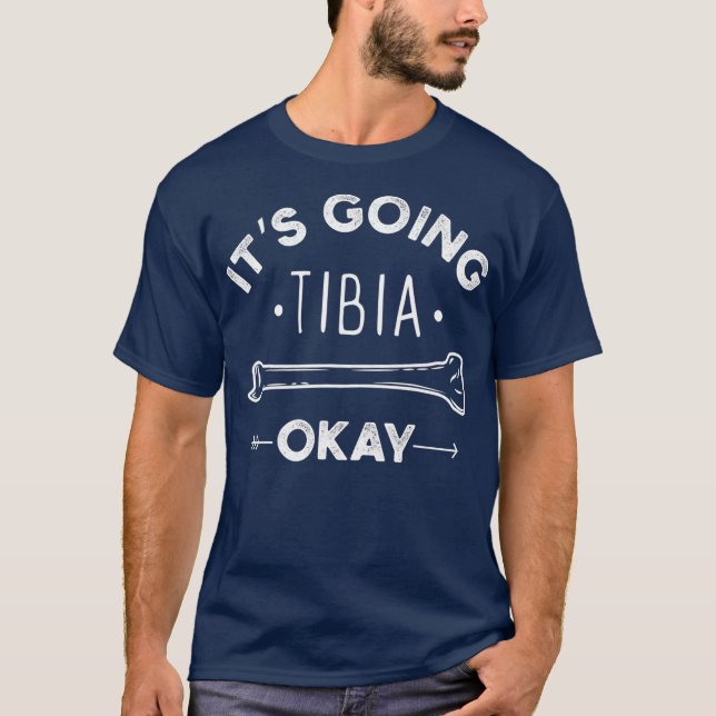 Camiseta Está Indo Para A Tibia, Está Engraçado. (Frente)