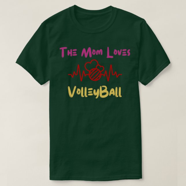 Camiseta Esta Mãe Adora Voleibol (Frente do Design)