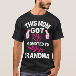 Camiseta Esta Mãe Foi Promovida Para A Avó Cavalos Mustang