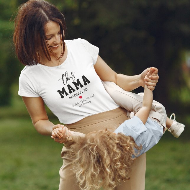Camiseta Esta Mãe Pertence À Mãe (Criador carregado)