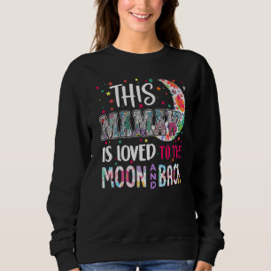Camiseta Esta Mamã É Amada À Lua E Volta Para A Mamãe