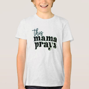 Camiseta Esta Mamãe Preza Tee - Fé, Amor, E Força!