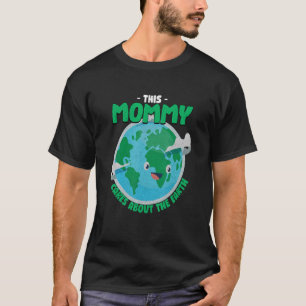 Camiseta Esta Mamãe Se Cria Sobre A Natureza Da Terra Árvor