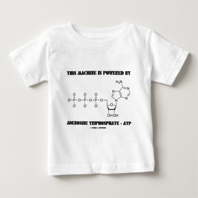 Camiseta Esta máquina é psta pelo Triphosphate de adenosina (Frente)