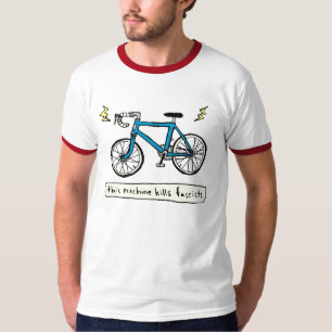 Camiseta esta máquina mata os fascistas (azuis)