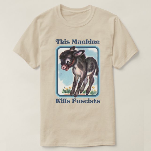 Camiseta Esta Máquina Matar Fascistas (Frente do Design)