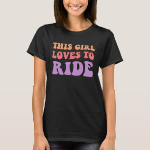 Camiseta Esta Menina Adora Andar De Carro Ciclista Biker Wo