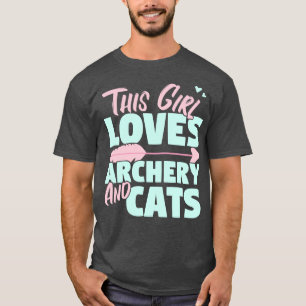 Camiseta Esta Menina Adora Arrebataria E Gatos Dotados De d