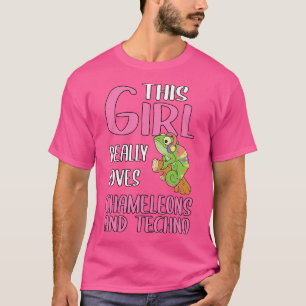 Camiseta Esta Menina Adora Camaleões