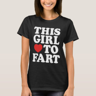 Camiseta Esta Menina Adora Fart Humor Sayings Gifts