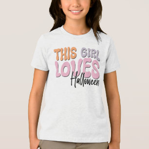 Camiseta Esta Menina Adora Halloween