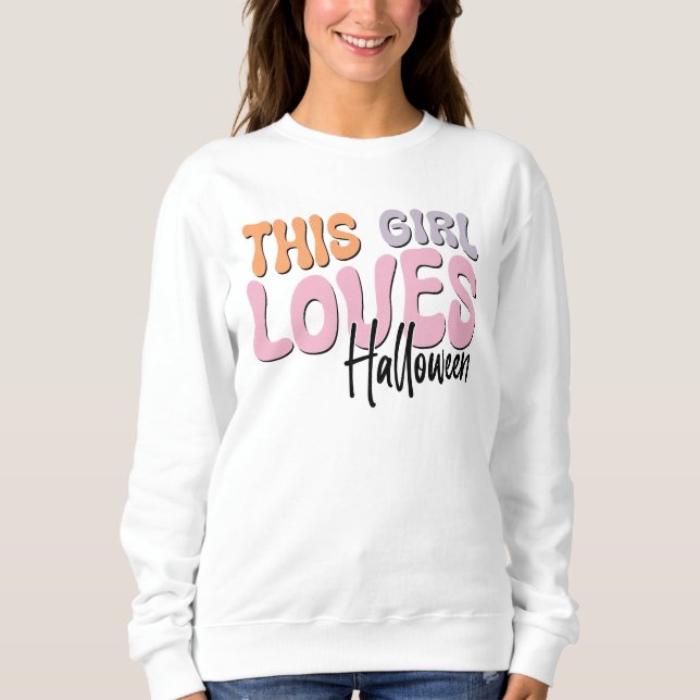 Camiseta Esta Menina Adora Halloween (Frente)