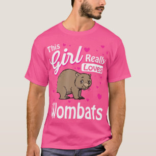 Camiseta Esta Menina Adora Mesmo O Wombats Wombat