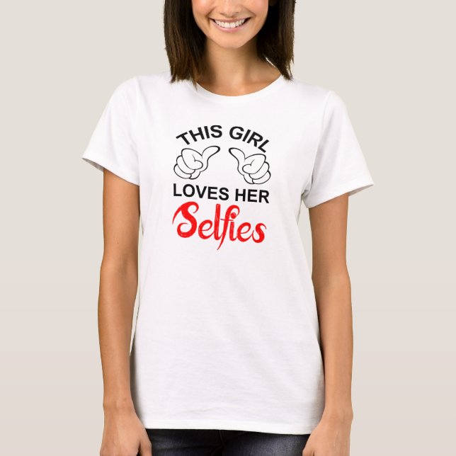 Camiseta Esta Menina Ama As Selifes (Frente)
