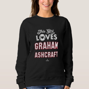 Camiseta Esta Menina ama Graham Ashcraft Cincinnati Basebal