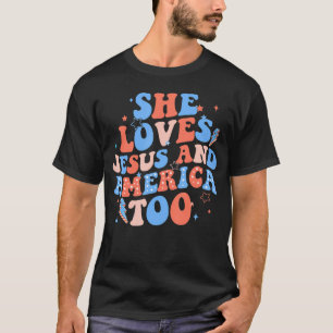 Camiseta Esta Menina Ama Jesus Por Mulheres Jesus Cristão L