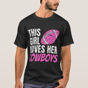 Camiseta Esta Menina Ama Os Seus Cowboys